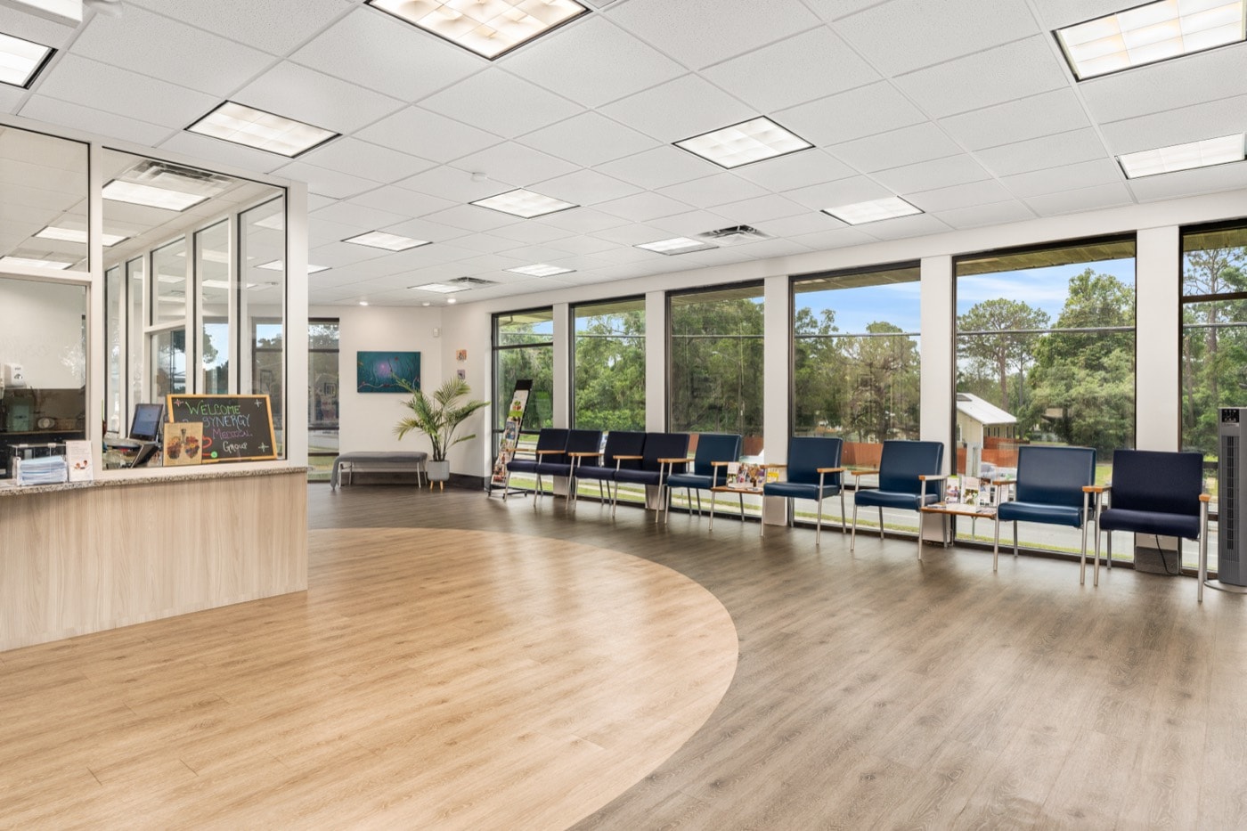 Front desk at Synergy Med Spa